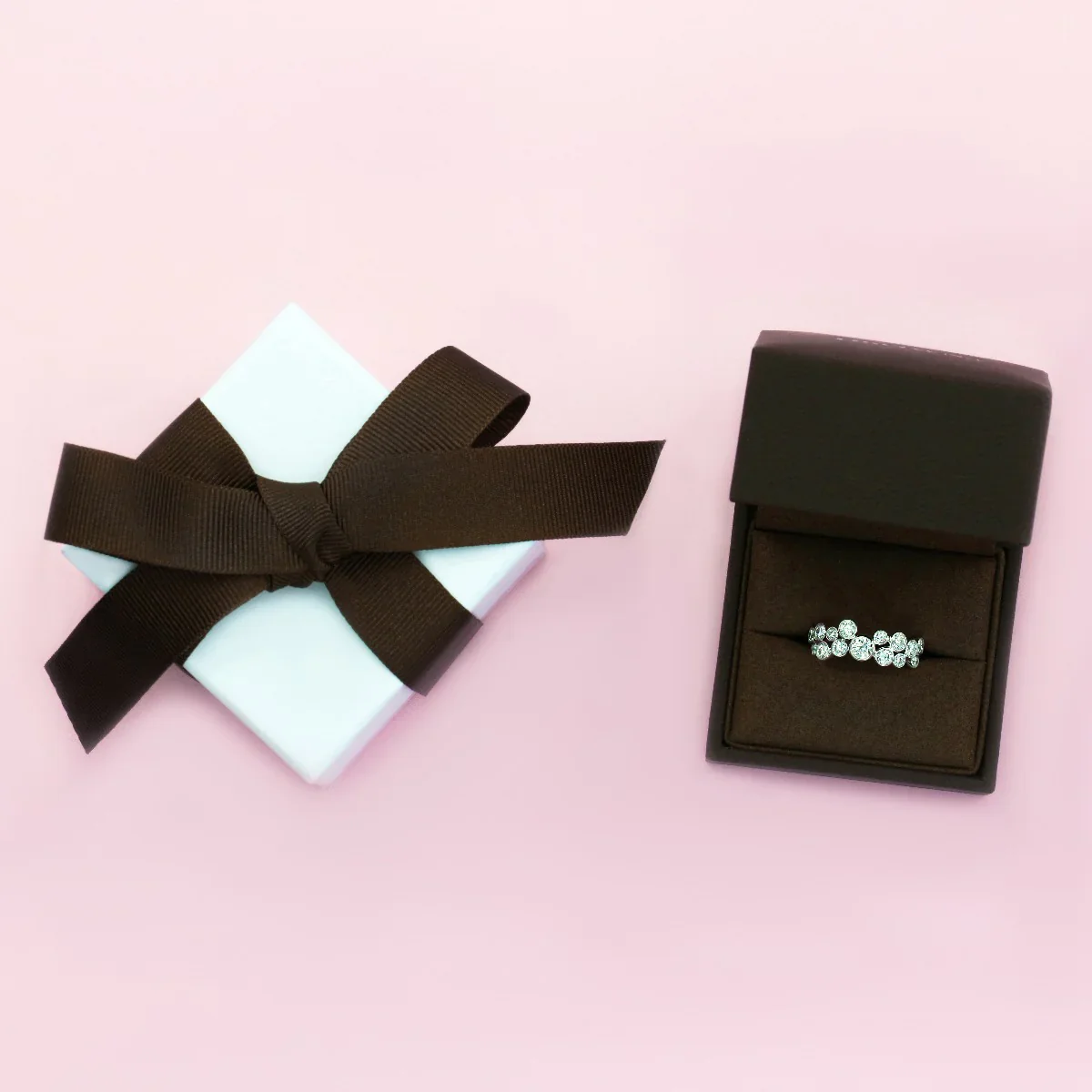 0.23ct Willow Diamond Half Eternity Ring | 18K White Gold - Image 3