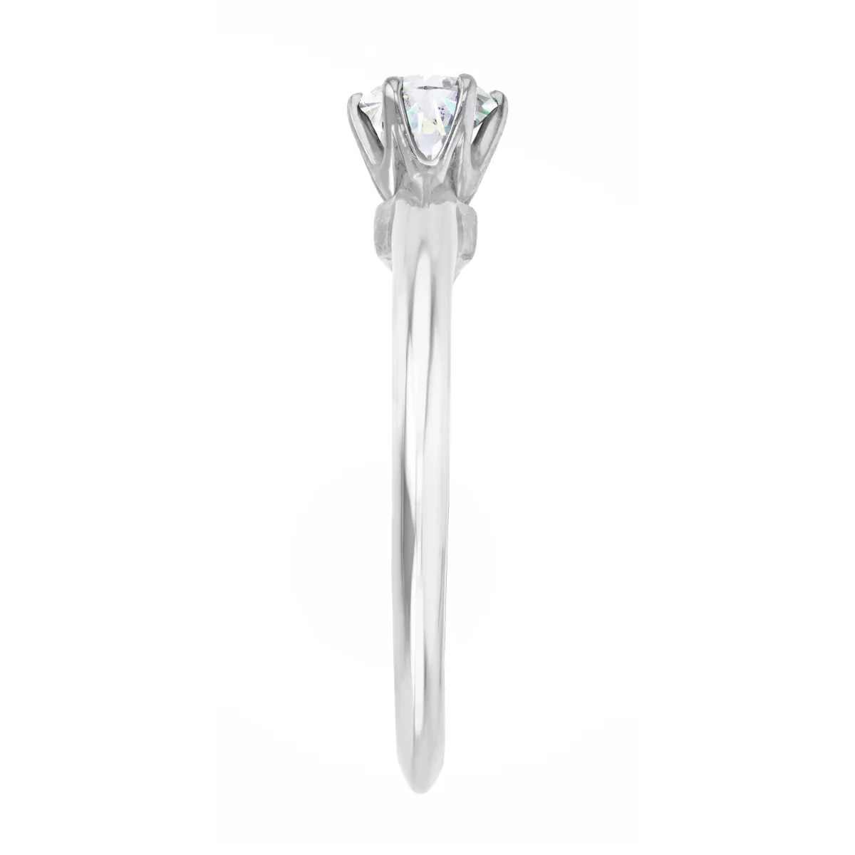 0.43ct Tiffany Round Brilliant Solitaire Ring | Pre-Loved | Platinum - Image 4