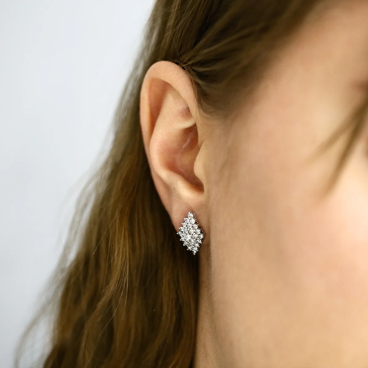 0.50ct Brilliant Cut Diamond Marquise Shaped Earrings | Pre-Loved | 18K White Gold - Image 5