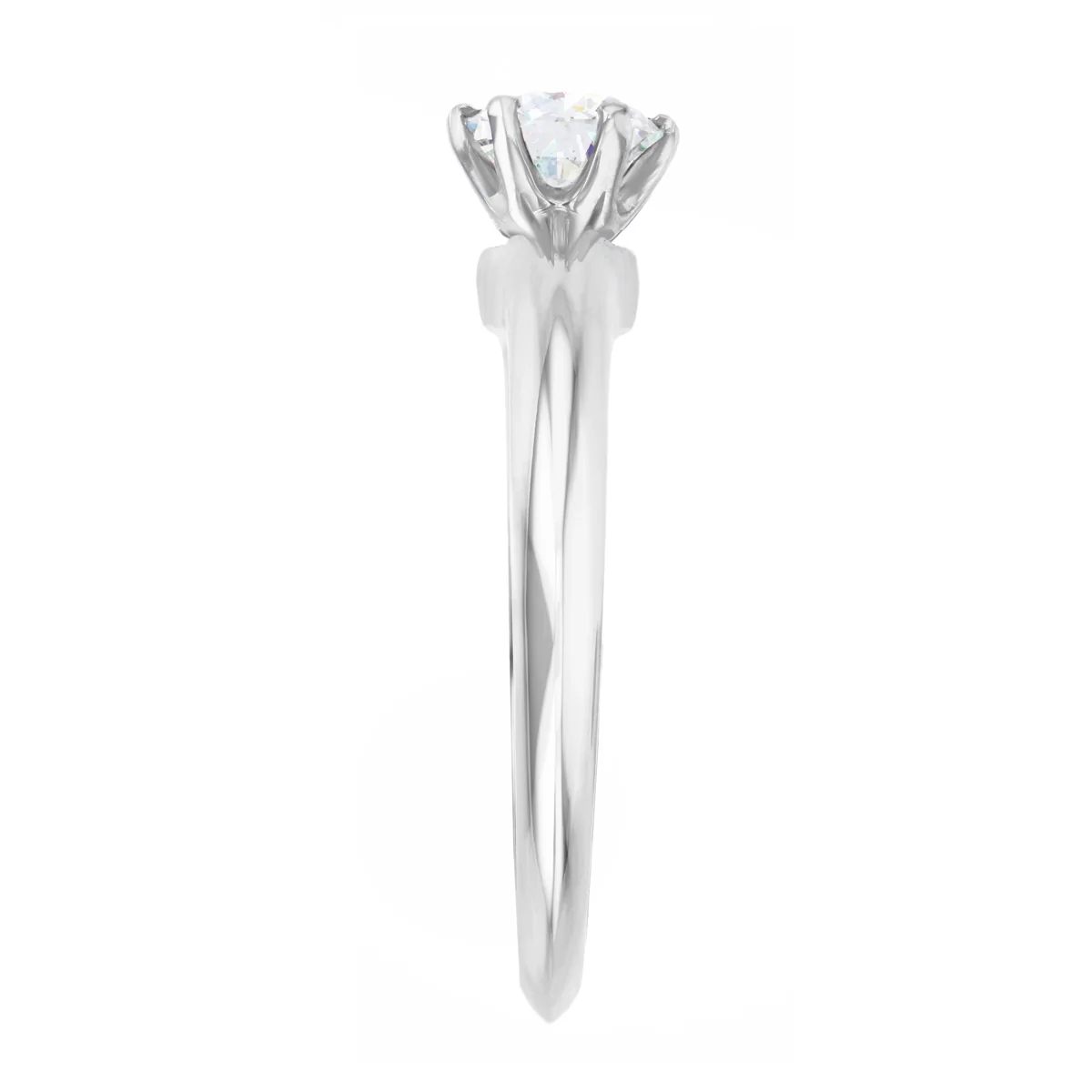 0.52ct Tiffany Round Brilliant Solitaire Ring | Pre-Loved | Platinum - Image 4