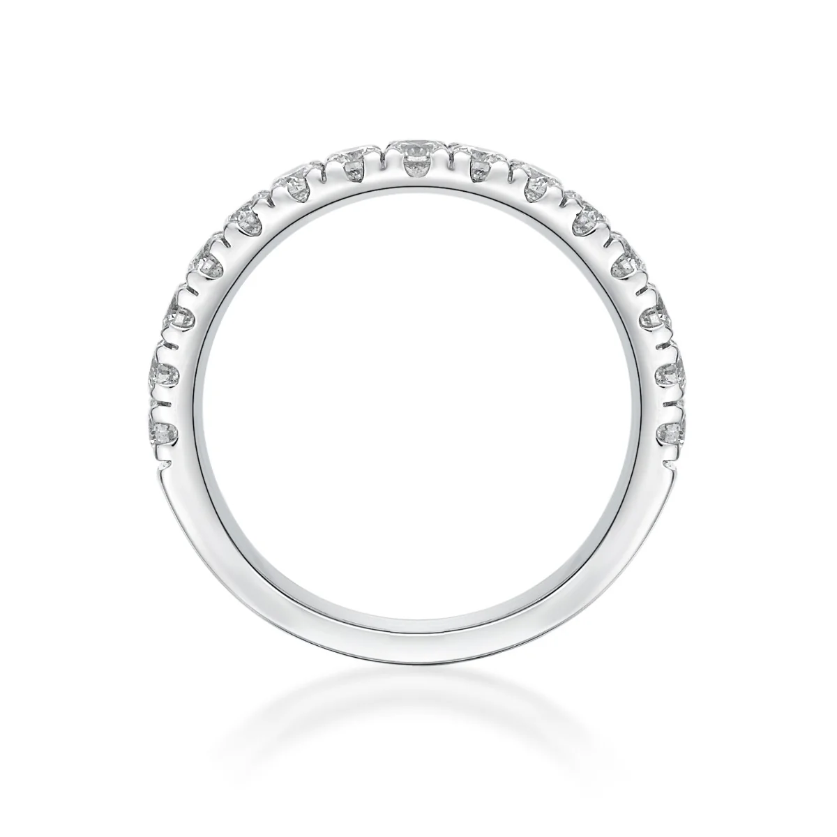 0.66ct Mila Diamond Half Eternity Ring | Platinum - Image 2
