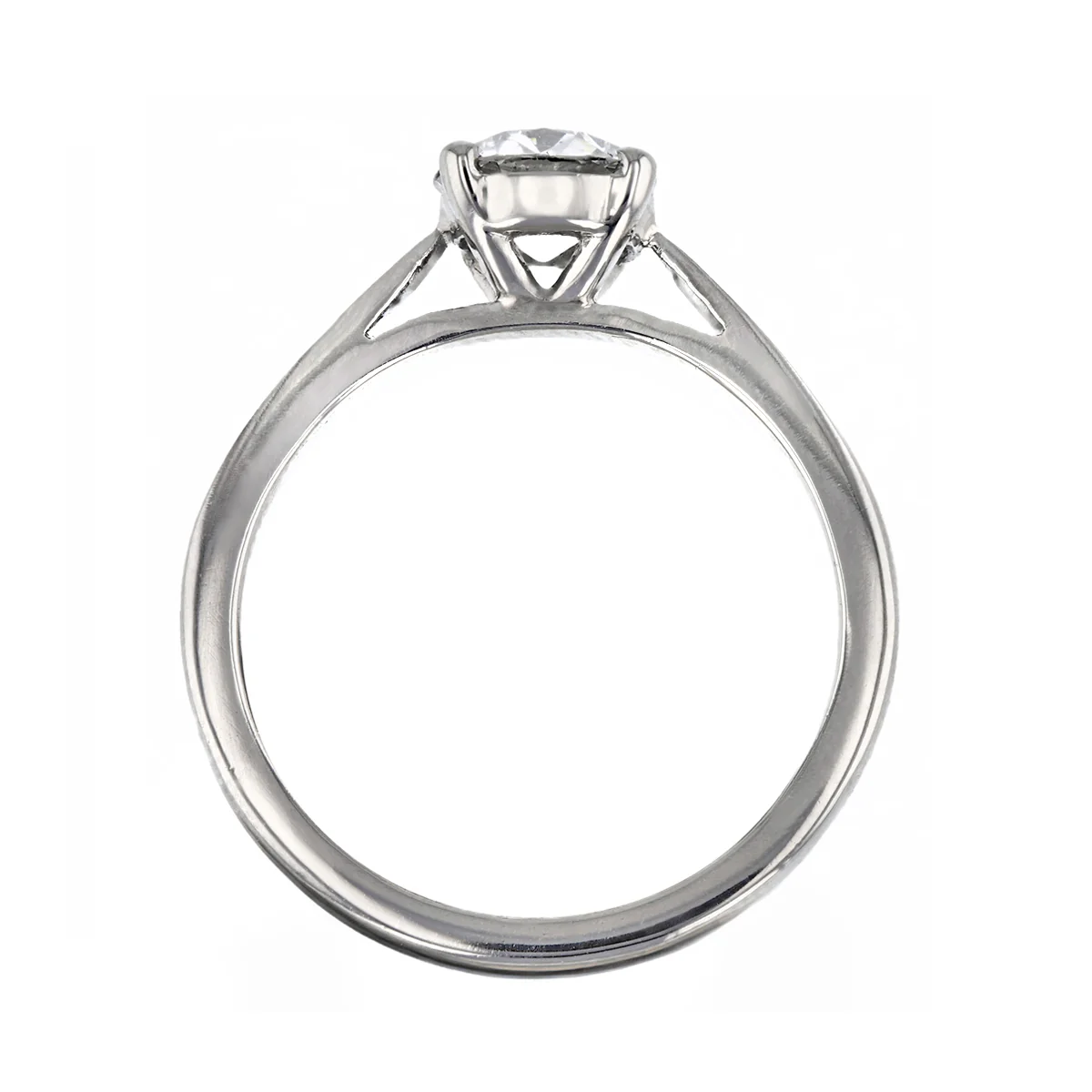 0.75ct Old Cut Solitaire Ring | Pre-Loved | Platinum - Image 5