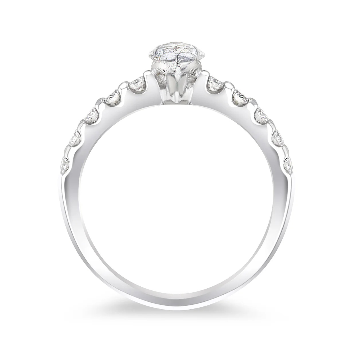 0.83ct Marquise Cut Diamond Ring | Pre-Loved | Platinum - Image 4
