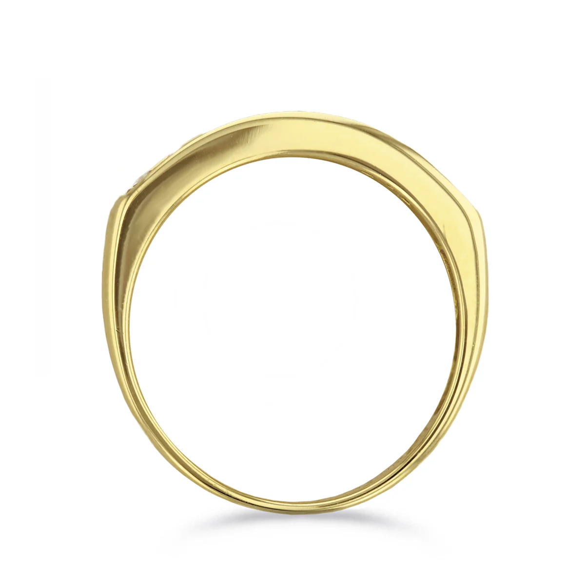 0.84ct Channel Set Diamond Half Eternity Ring | Pre-Loved | 18K Yellow Gold - Image 5