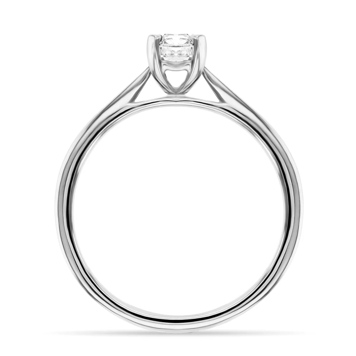 1.00ct Eleanora Emerald Cut Diamond Solitaire Engagement Ring | E Colour | Platinum - Image 6