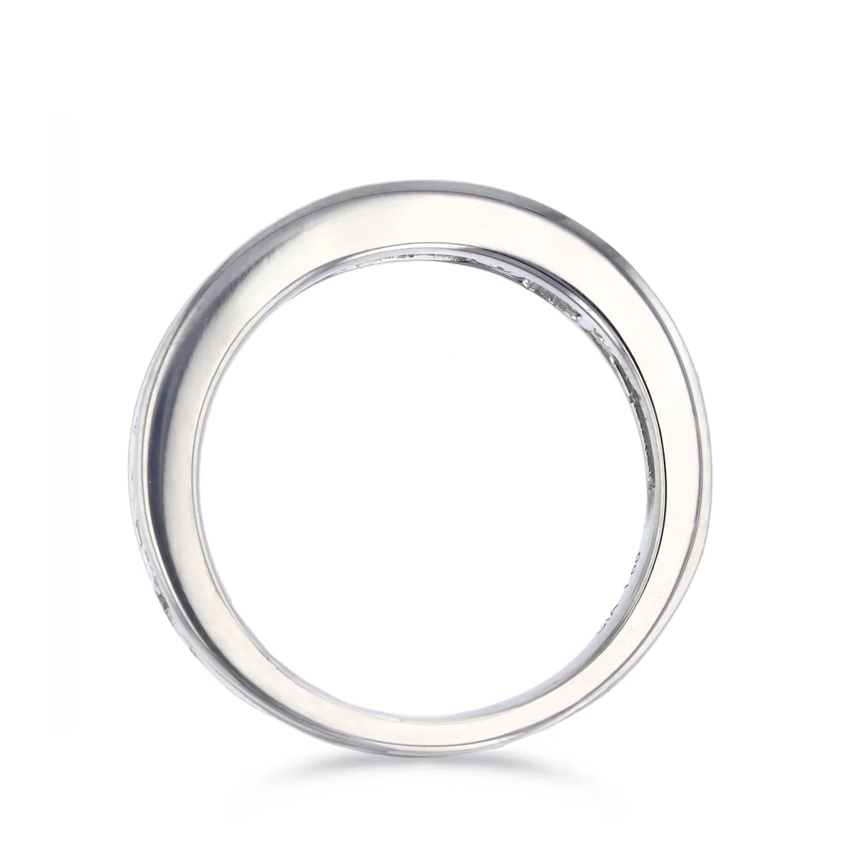1.00ct Round Brilliant Diamond Half Eternity Ring | Pre-Loved | 18K White Gold - Image 5