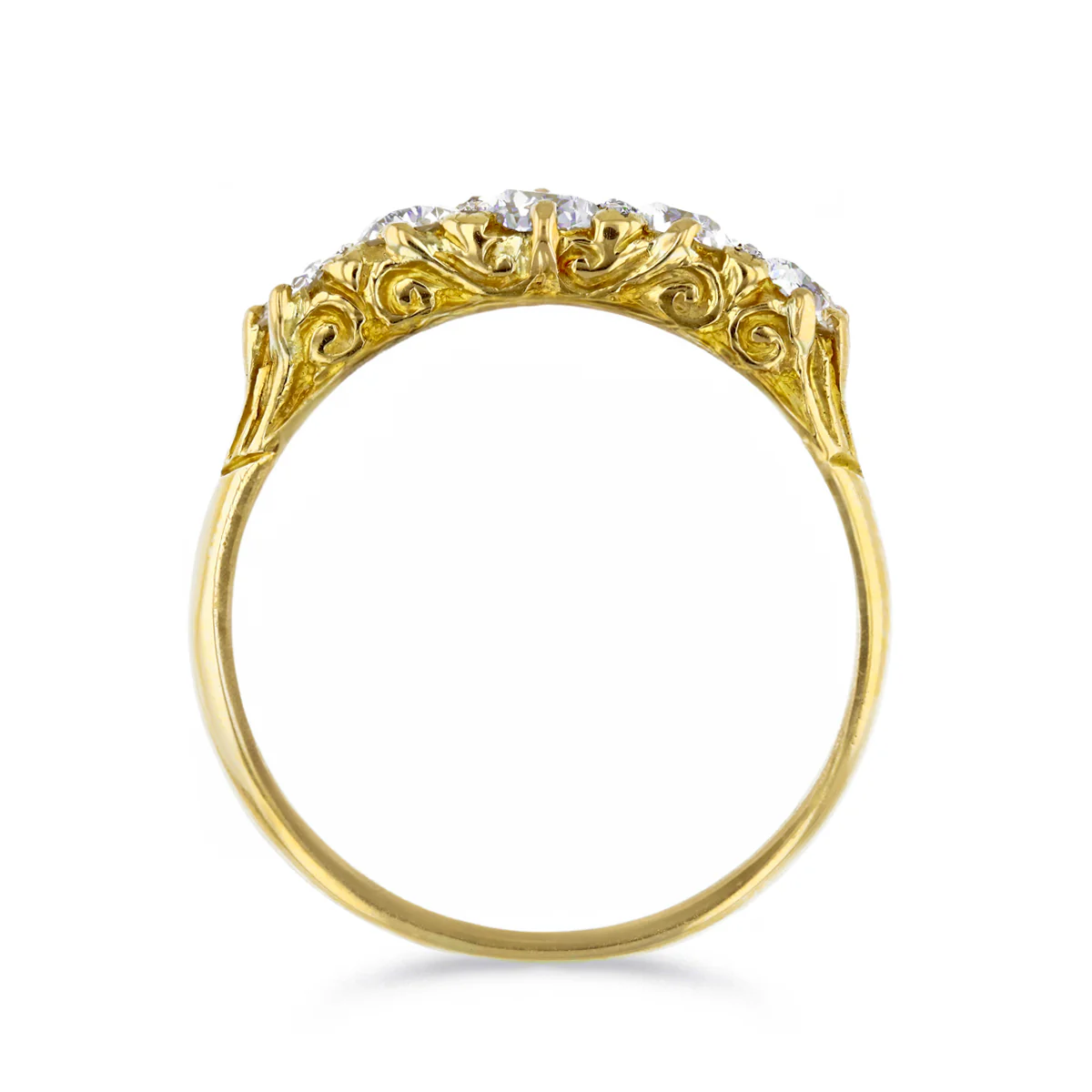 1.11ct Diamond Eternity Ring | Pre-Loved | 18K Yellow Gold - Image 3
