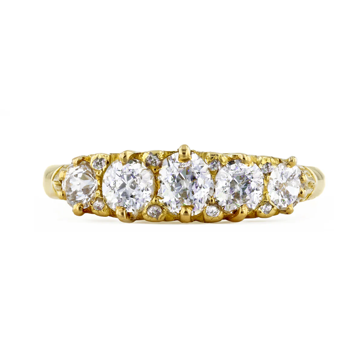 1.11ct Diamond Eternity Ring | Pre-Loved | 18K Yellow Gold - Image 5