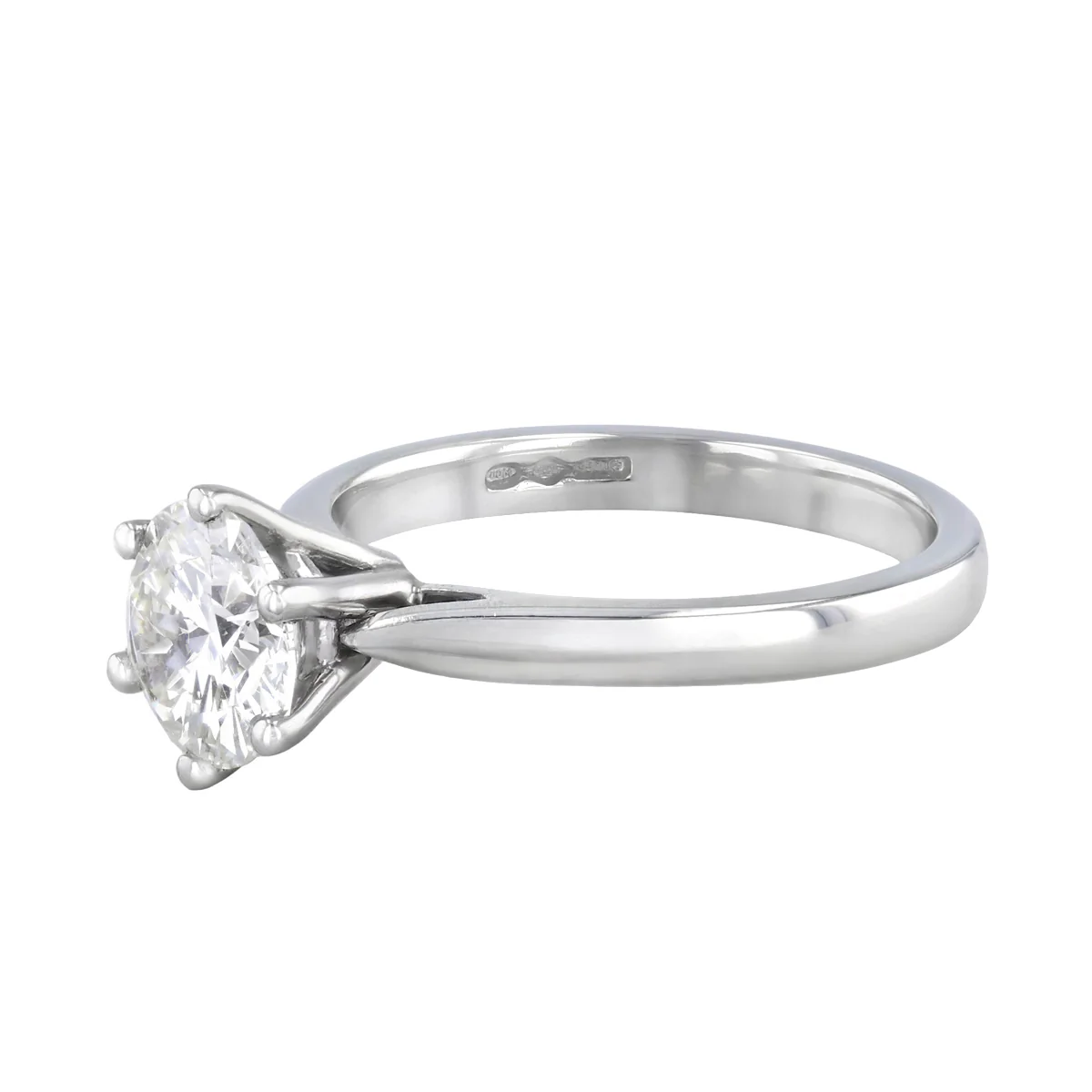 1.50ct Round Brilliant Diamond Solitaire Engagement Ring | Pre-Loved | Platinum - Image 3