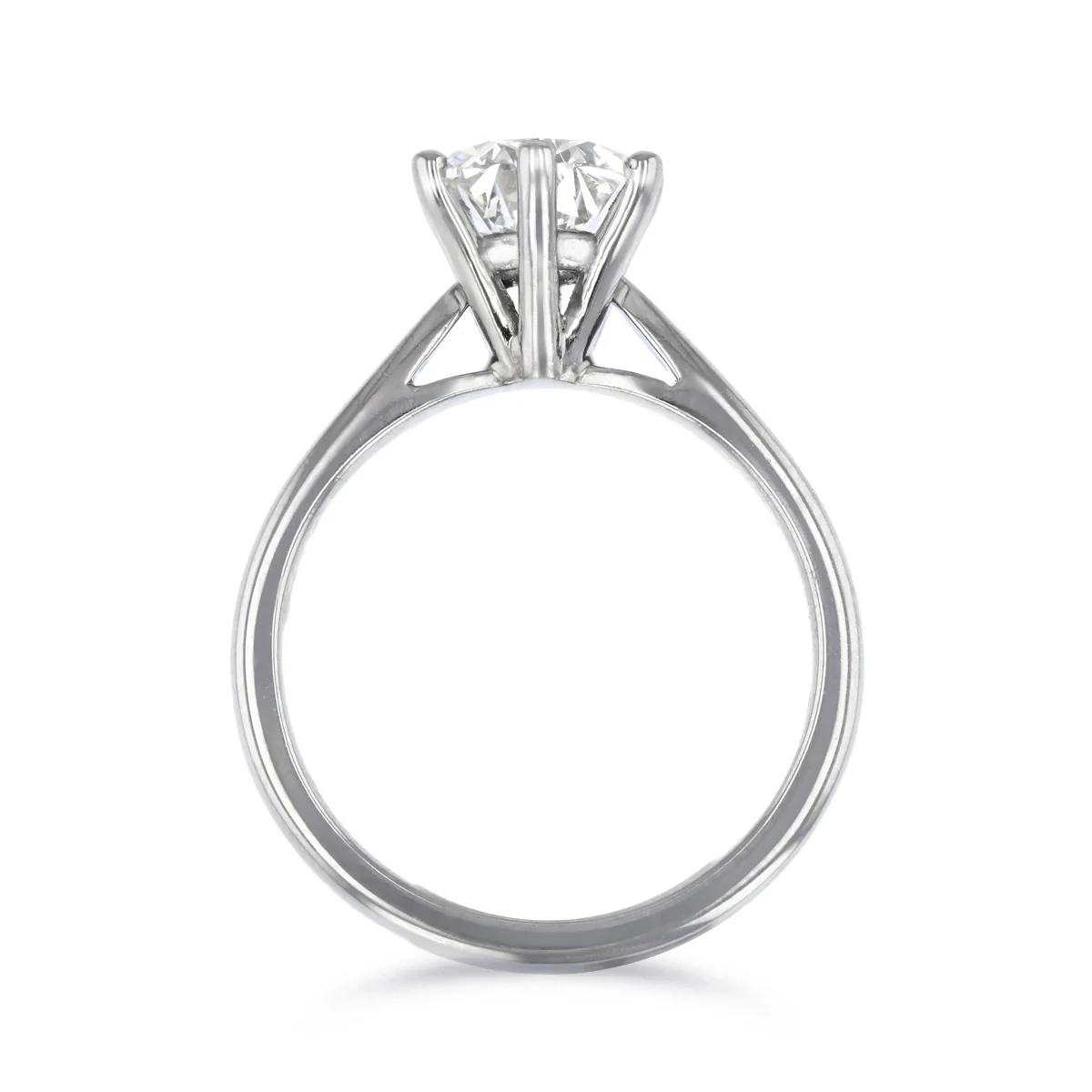 1.50ct Round Brilliant Diamond Solitaire Engagement Ring | Pre-Loved | Platinum - Image 5