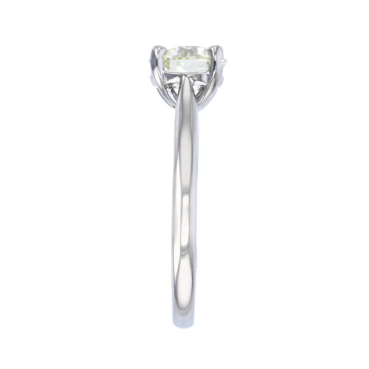 1.50ct Ophelia Natural Round Brilliant Cut Diamond Solitaire Engagement Ring | Platinum - Image 4