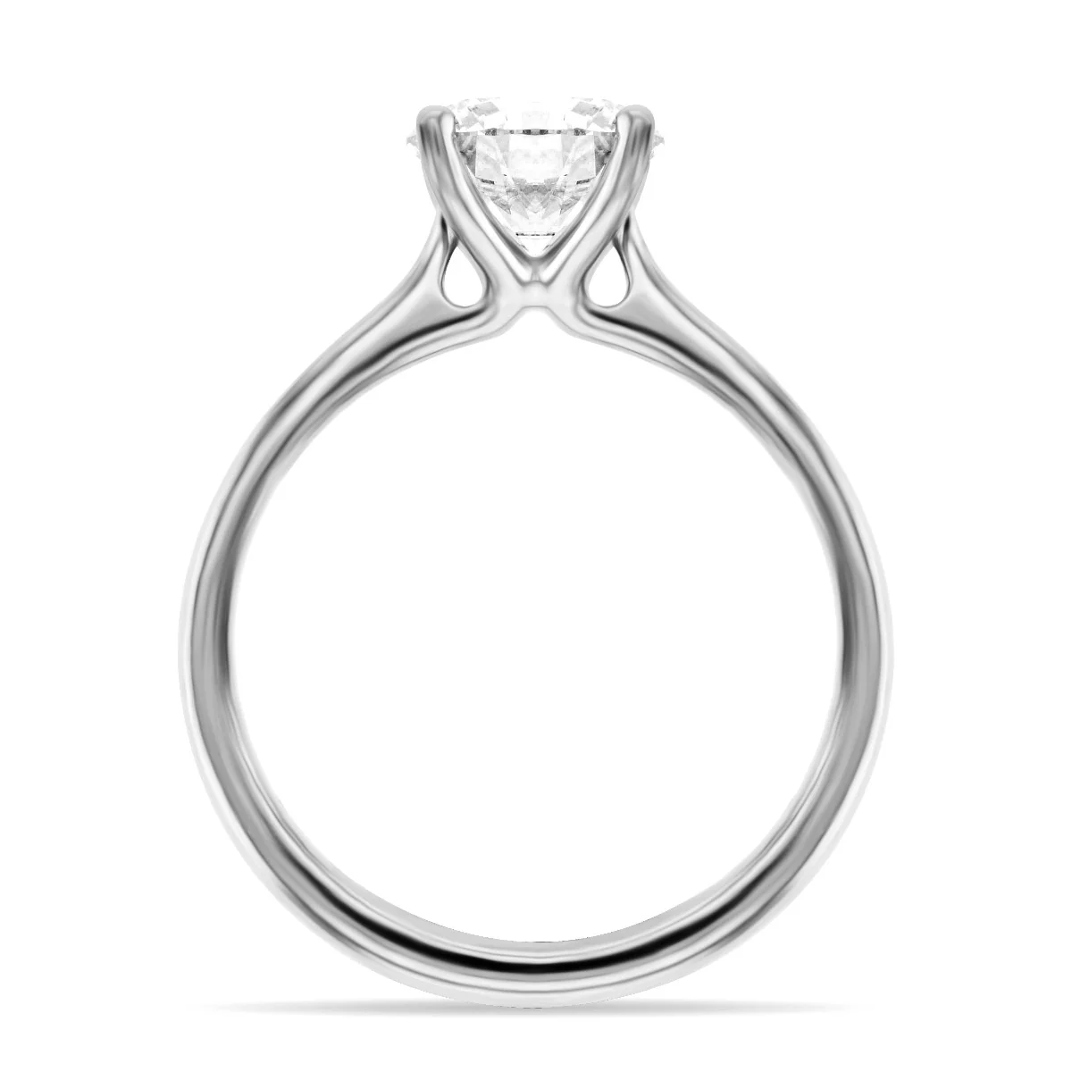 1.56ct Eloise Brilliant Cut Diamond Engagement Ring | Platinum - Image 4
