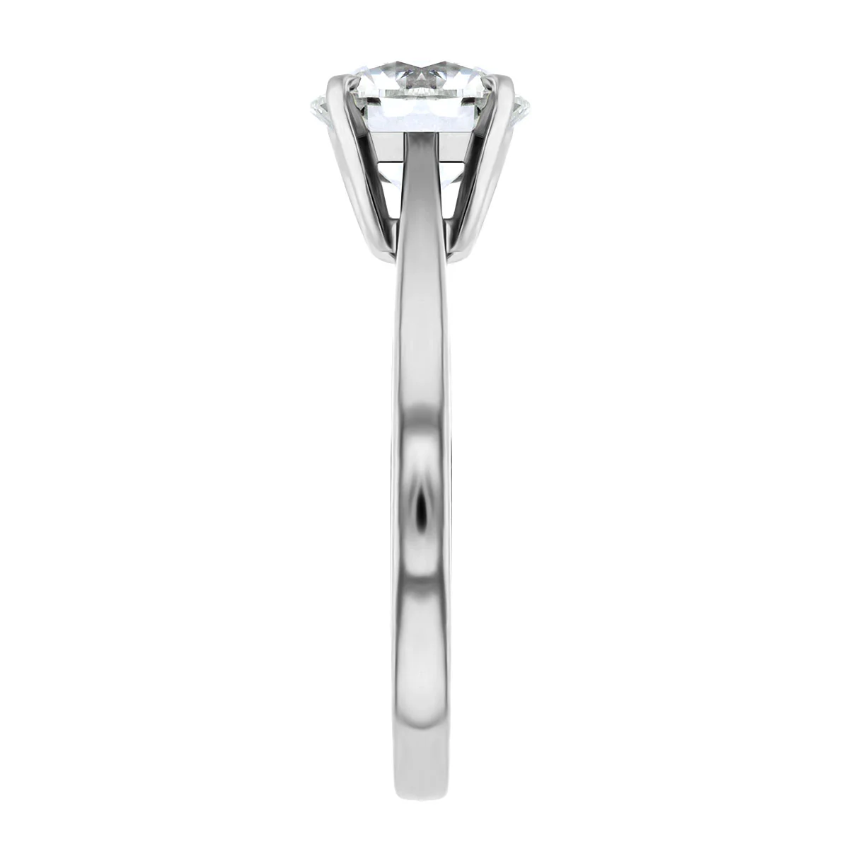 1.71ct Juliette Brilliant Cut Diamond Solitaire Engagement Ring | Platinum - Image 3