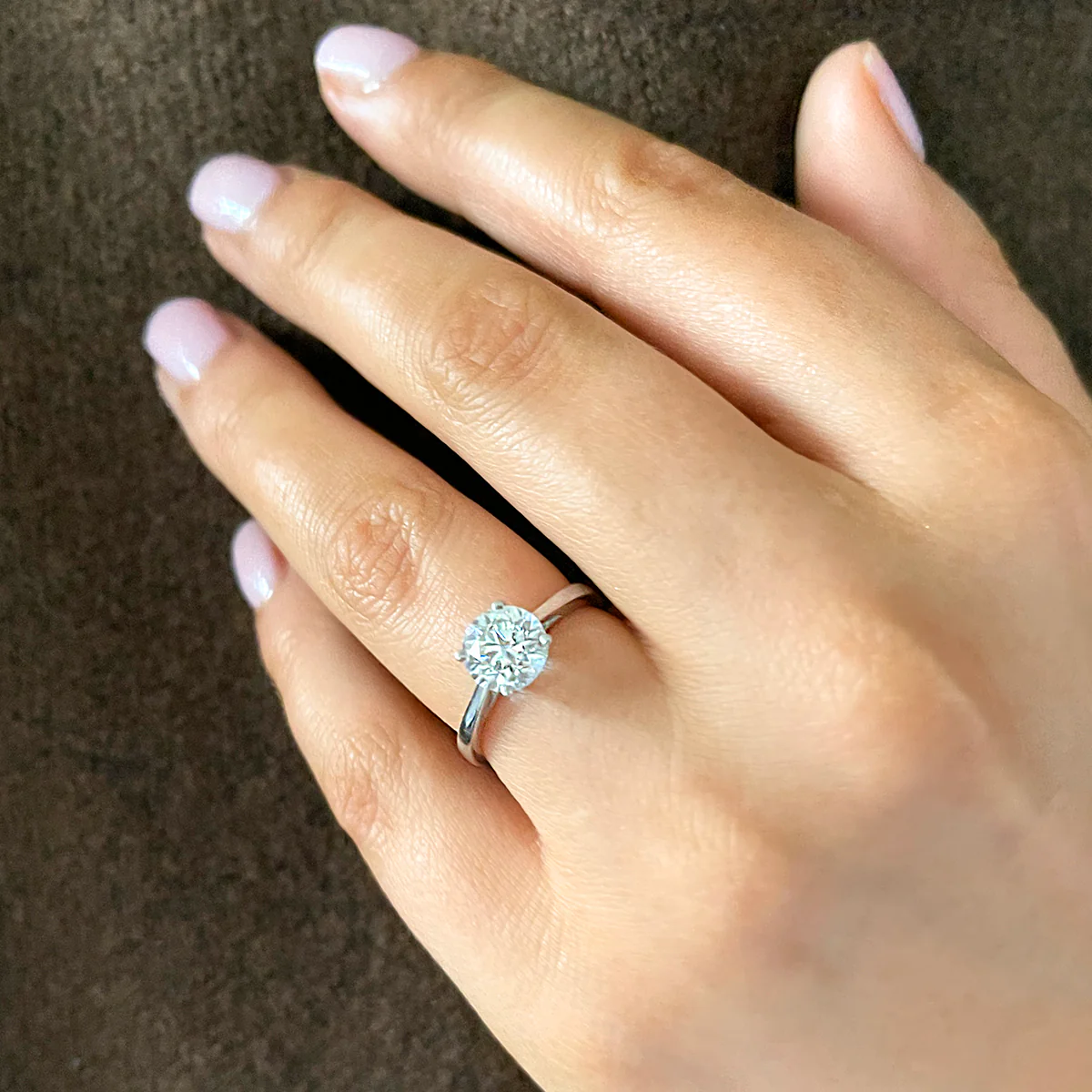 1.71ct Juliette Brilliant Cut Diamond Solitaire Engagement Ring | Platinum - Image 7