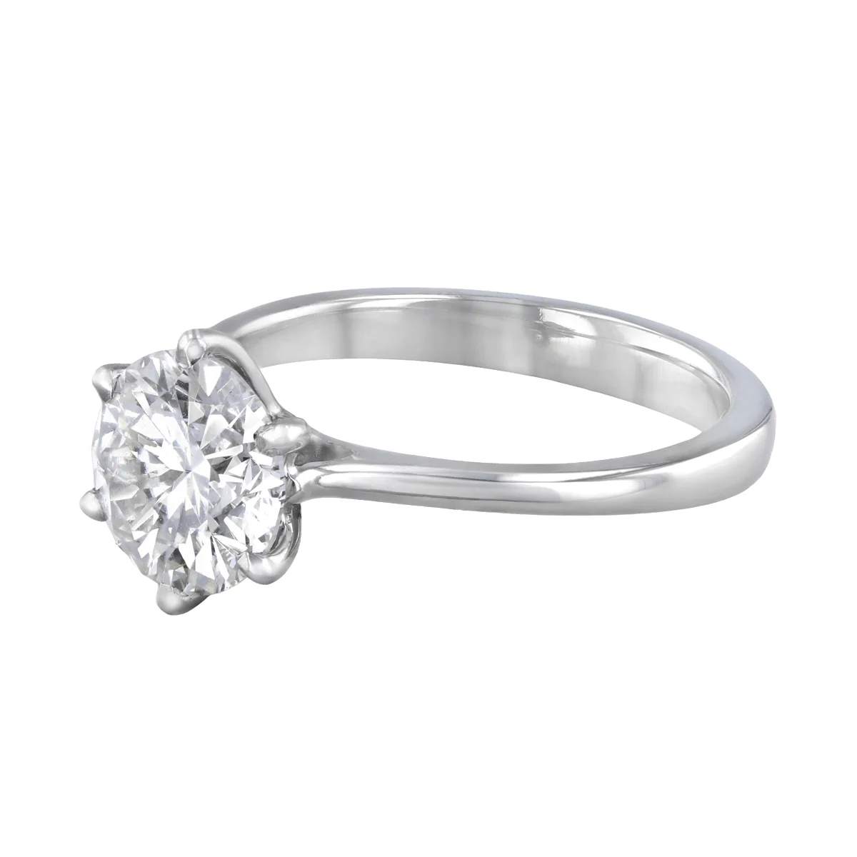 2.00ct Brilliant Cut Solitaire Diamond Engagement Ring | Platinum - Image 3