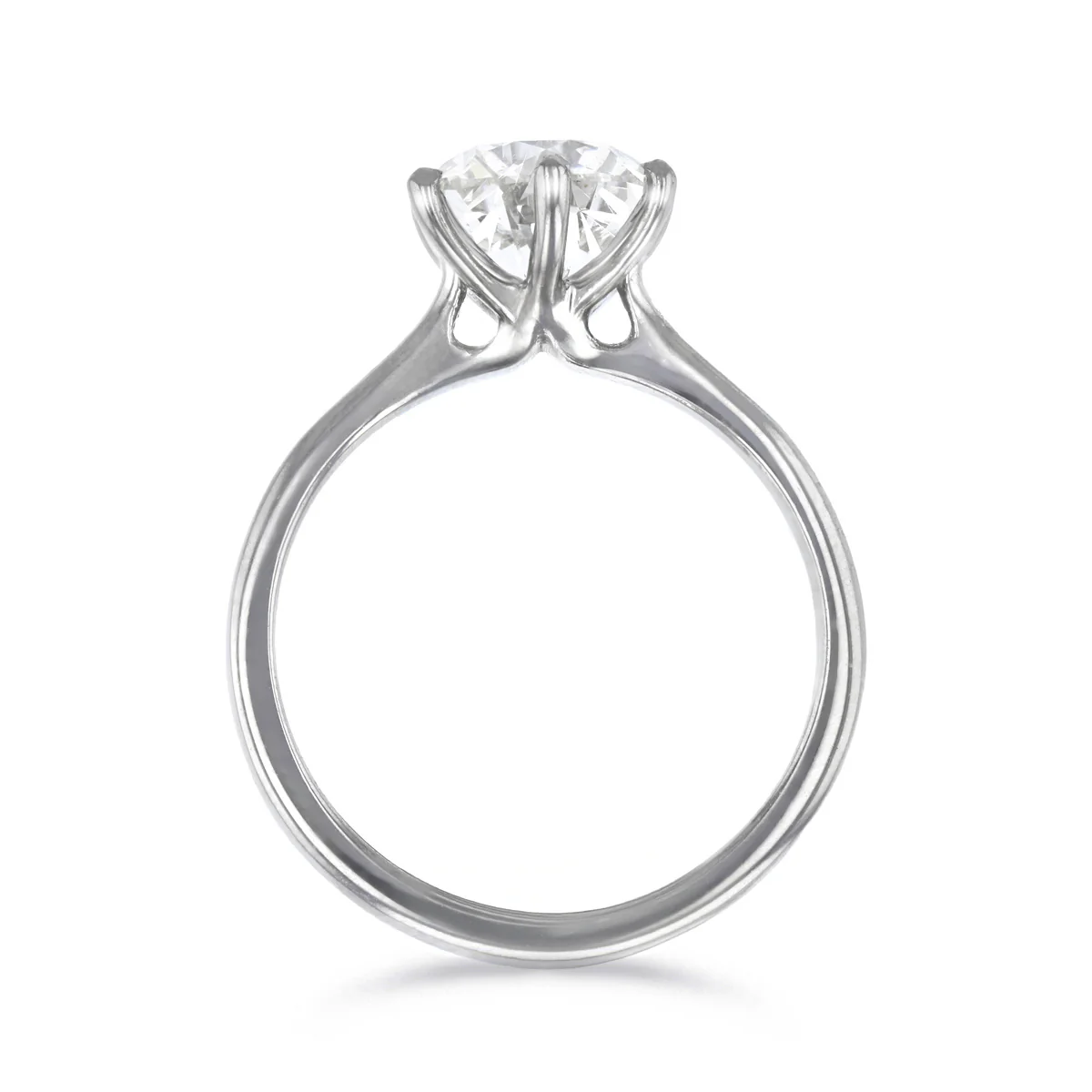 2.00ct Brilliant Cut Solitaire Diamond Engagement Ring | Platinum - Image 5