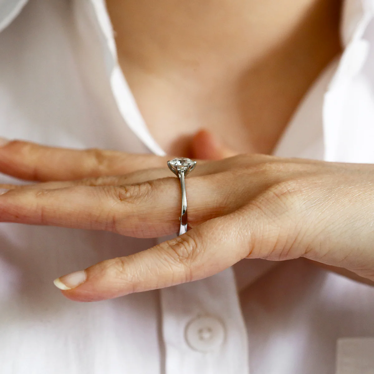 2.00ct Brilliant Cut Solitaire Diamond Engagement Ring | Platinum - Image 8