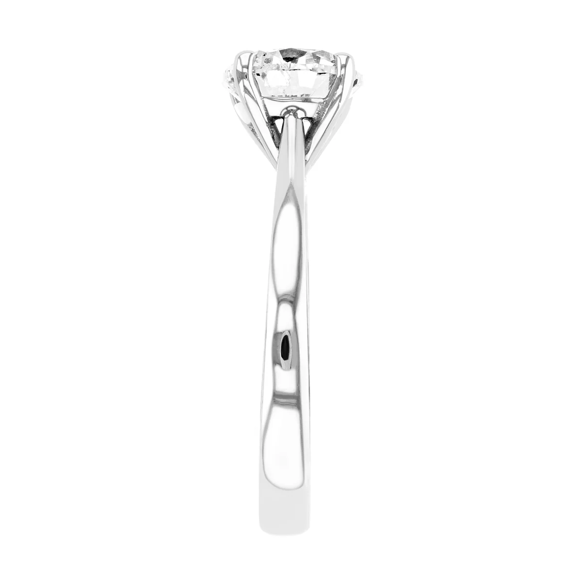 2.01ct Margot Round Cut Diamond Solitaire Engagement Ring | Platinum - Image 4