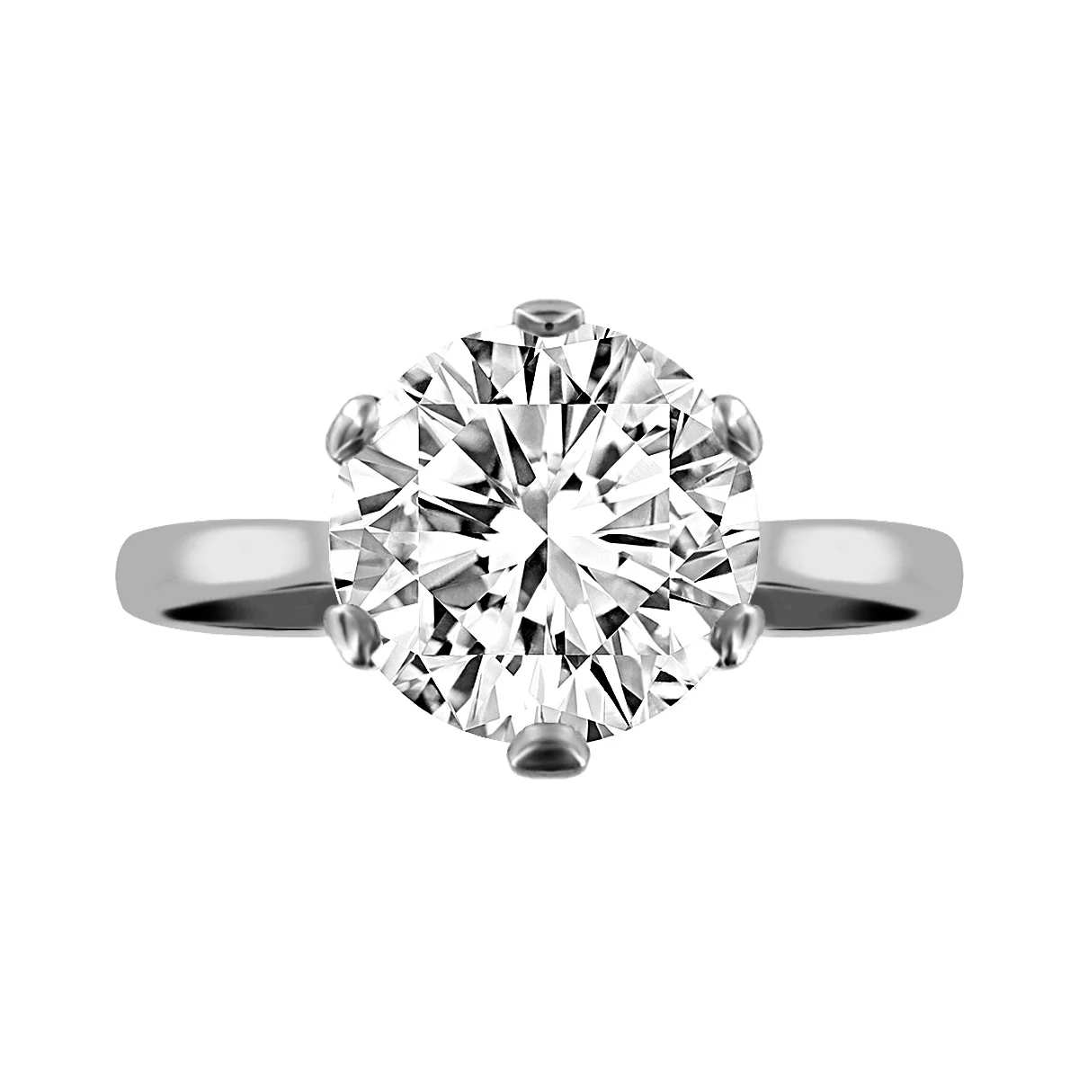 2.87ct Siena Diamond Solitaire Engagement Ring | Pre-Loved | Platinum - Image 4