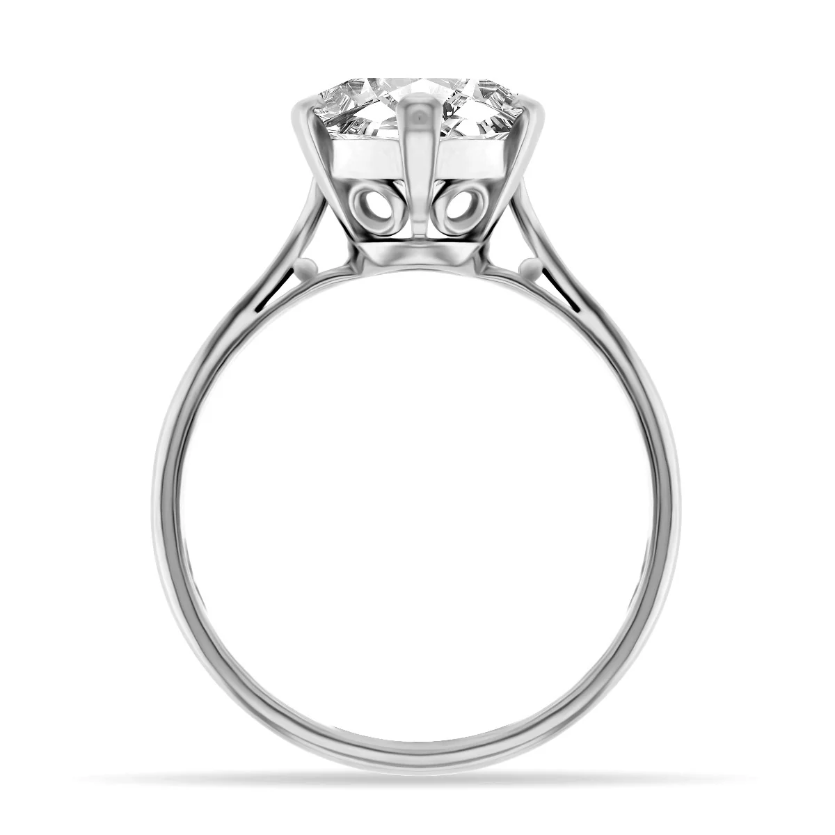 2.87ct Siena Diamond Solitaire Engagement Ring | Pre-Loved | Platinum - Image 5