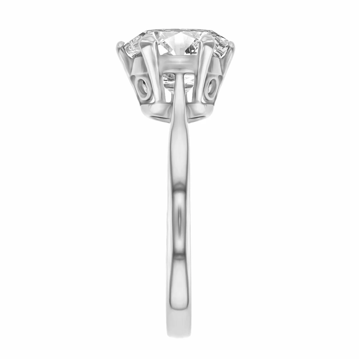 2.87ct Siena Diamond Solitaire Engagement Ring | Pre-Loved | Platinum - Image 6