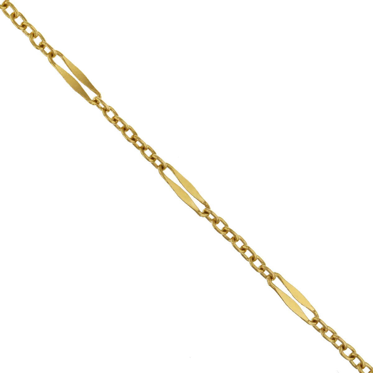 26" Fancy Link Necklace | Pre-Loved | 18K Yellow Gold - Image 3