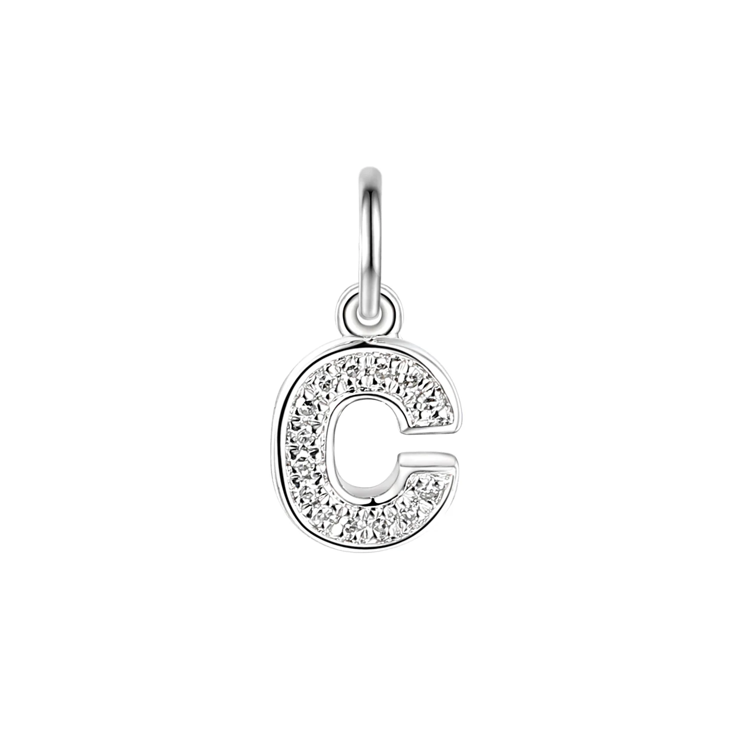 Charm Collection Diamond Embellished Initials | Solid 9K Gold - Image 3