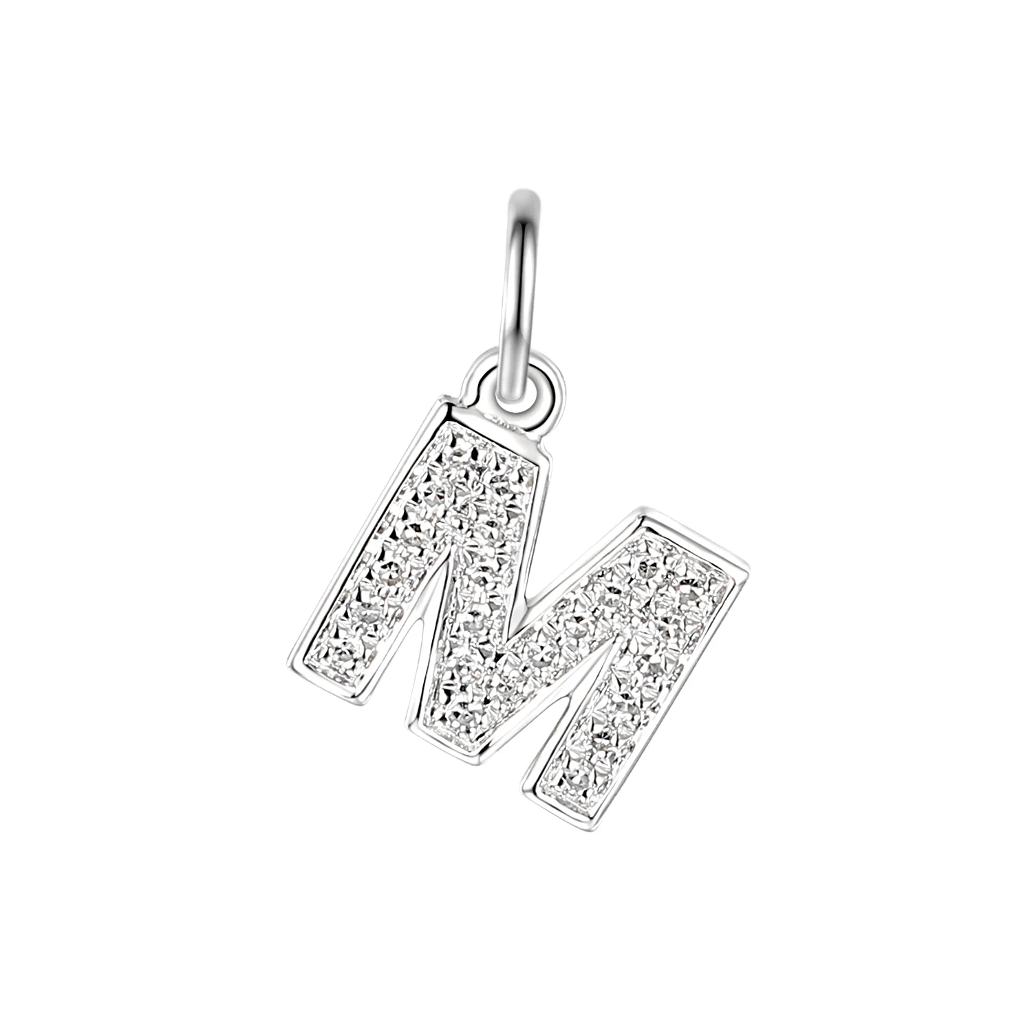 Charm Collection Diamond Embellished Initials | Solid 9K Gold - Image 5