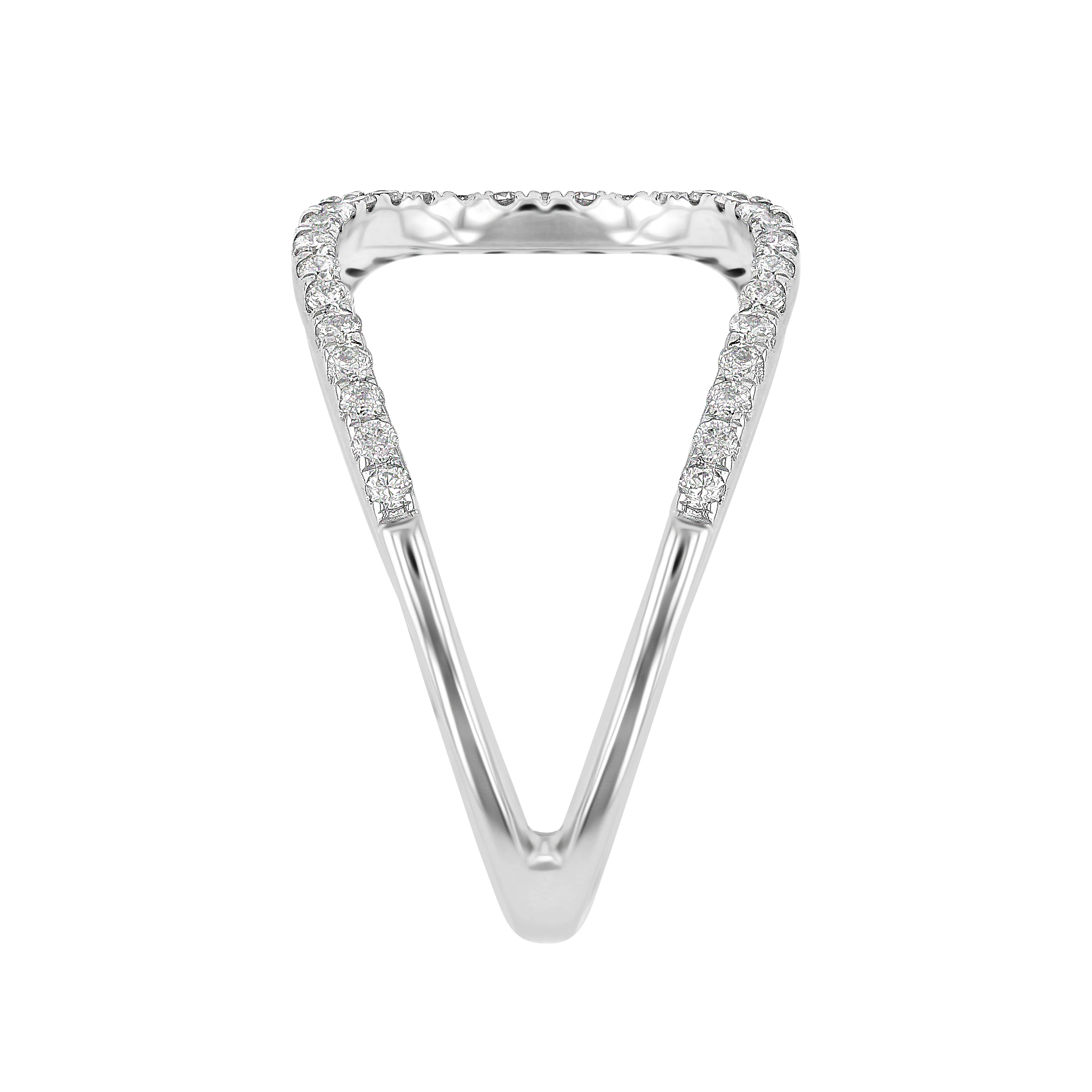 Everyday Diamonds 0.37ct Diamond Circle Ring | 9K White Gold - Image 3