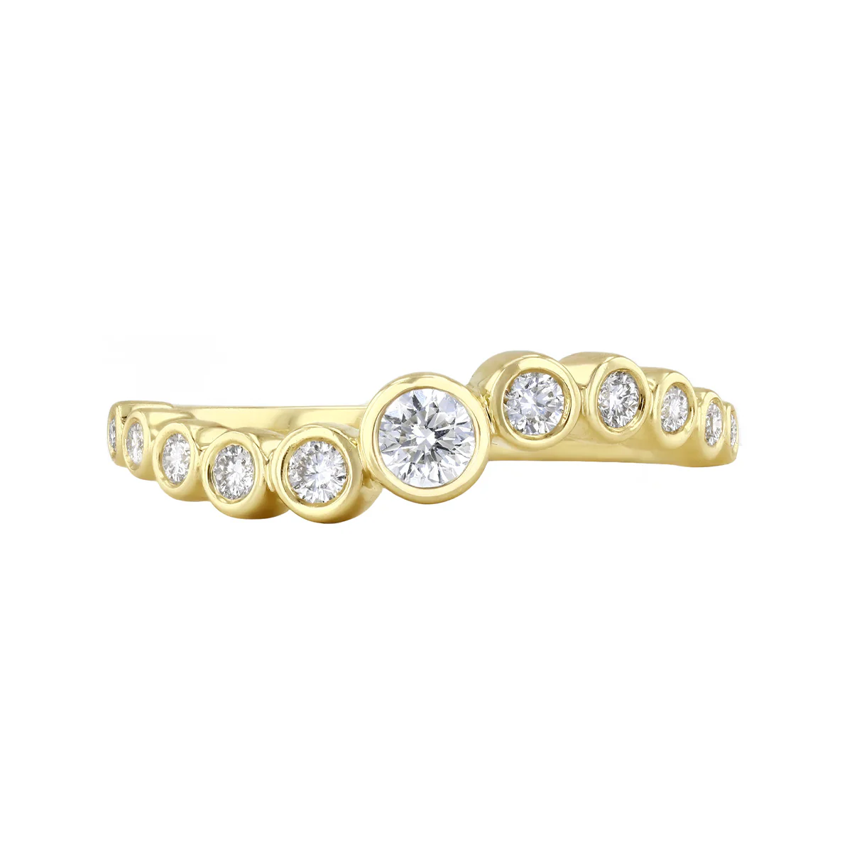 Everyday Diamonds 0.39ct Lab Grown Diamond Bezel Set Dress Ring | 9K Yellow Gold - Image 2