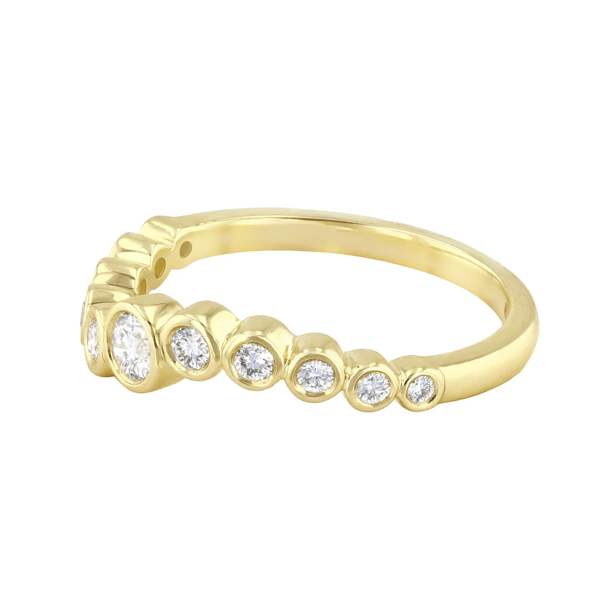 Everyday Diamonds 0.39ct Lab Grown Diamond Bezel Set Dress Ring | 9K Yellow Gold - Image 3