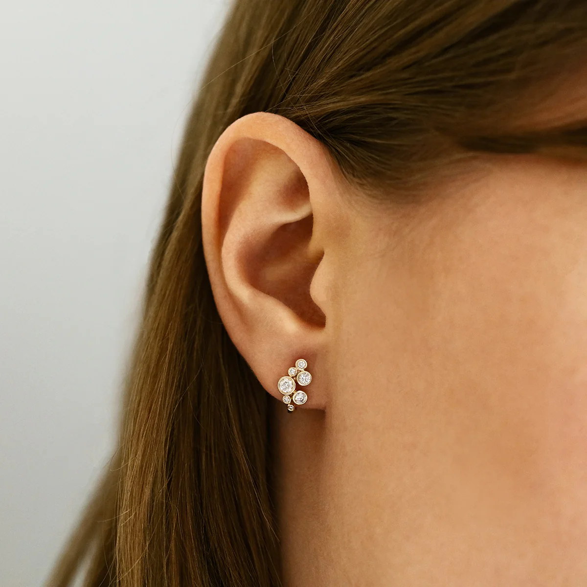 Everyday Diamonds 0.50ct Diamond Bubble Earrings | 9K Yellow Gold - Image 6