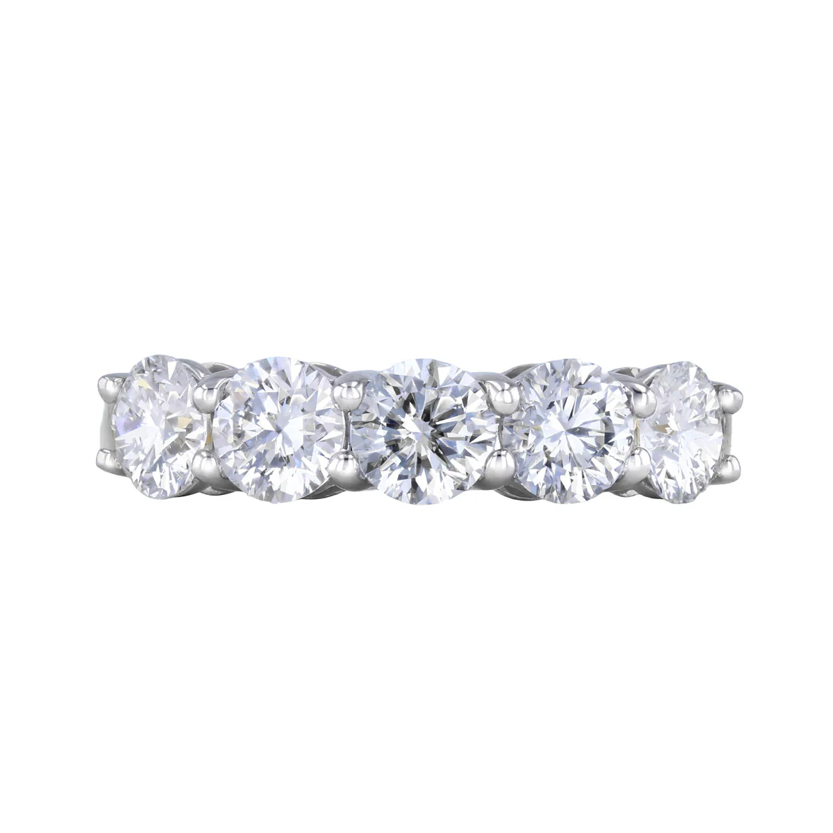 Everyday Diamonds 2.01ct Lab Grown Diamond Five Stone Half Eternity Ring | 9K Yellow Gold - Image 2