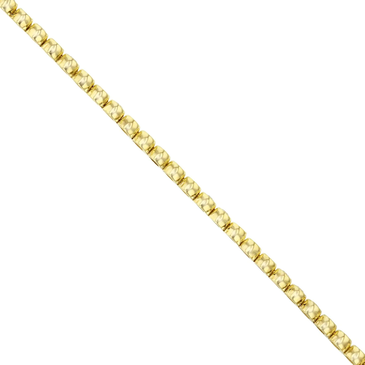 Everyday Diamonds 2.03 Round Brilliant Lab Grown Bezel Set Tennis Bracelet | 9K Yellow Gold - Image 3