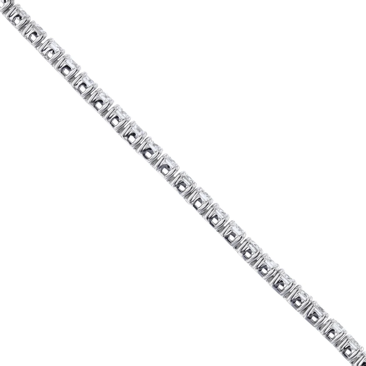 Everyday Diamonds 6.00ct Brilliant Cut Finesse Link Tennis Bracelet | 18K White Gold - Image 3