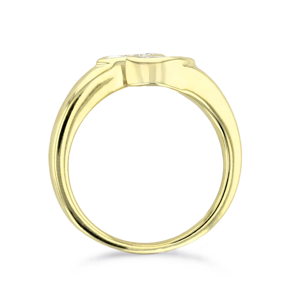 Everyday Diamonds Collection Marquise Diamond Twist Ring | 18K Yellow Gold - Image 3