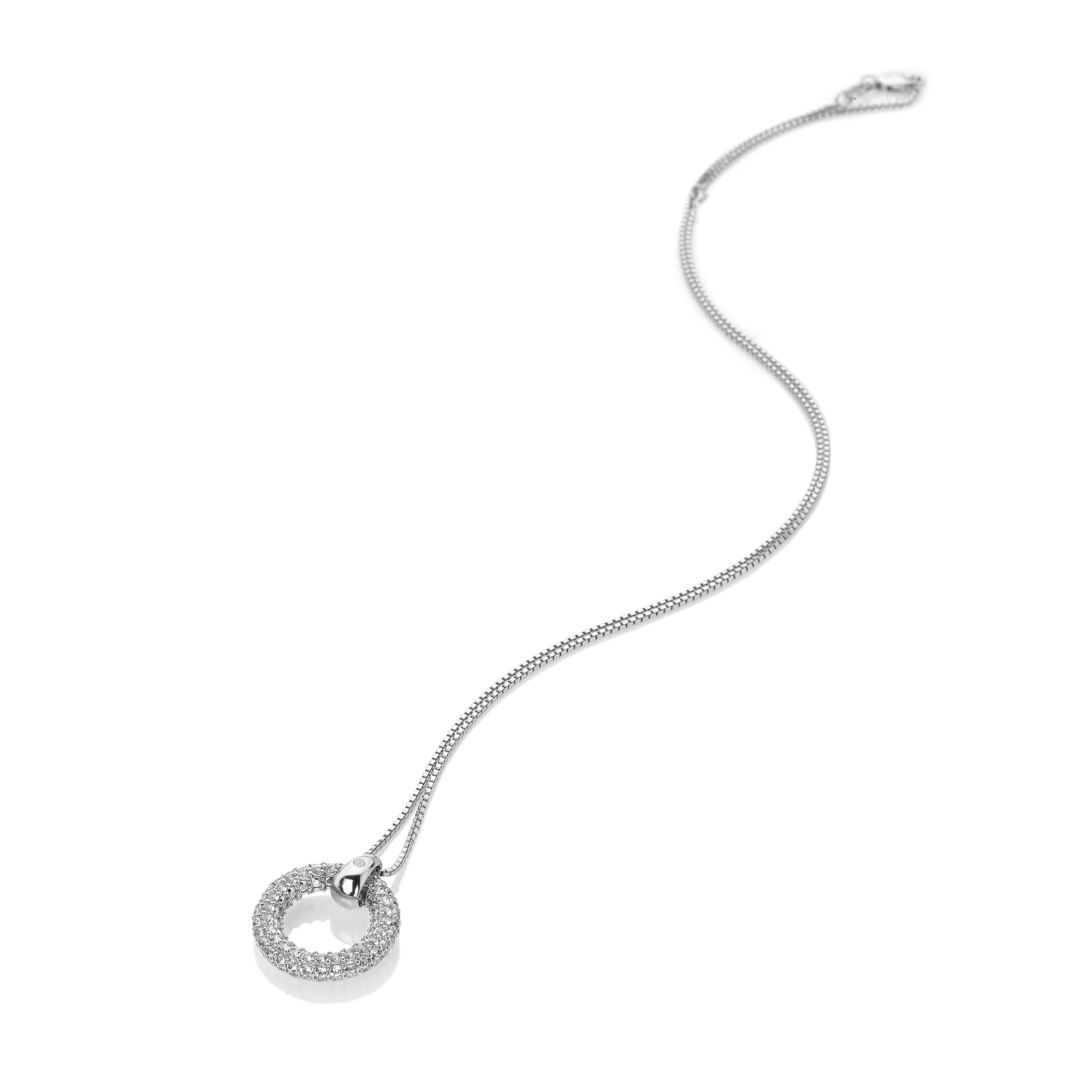 Hot Diamonds Forever White Topaz | Sterling Silver - Image 2