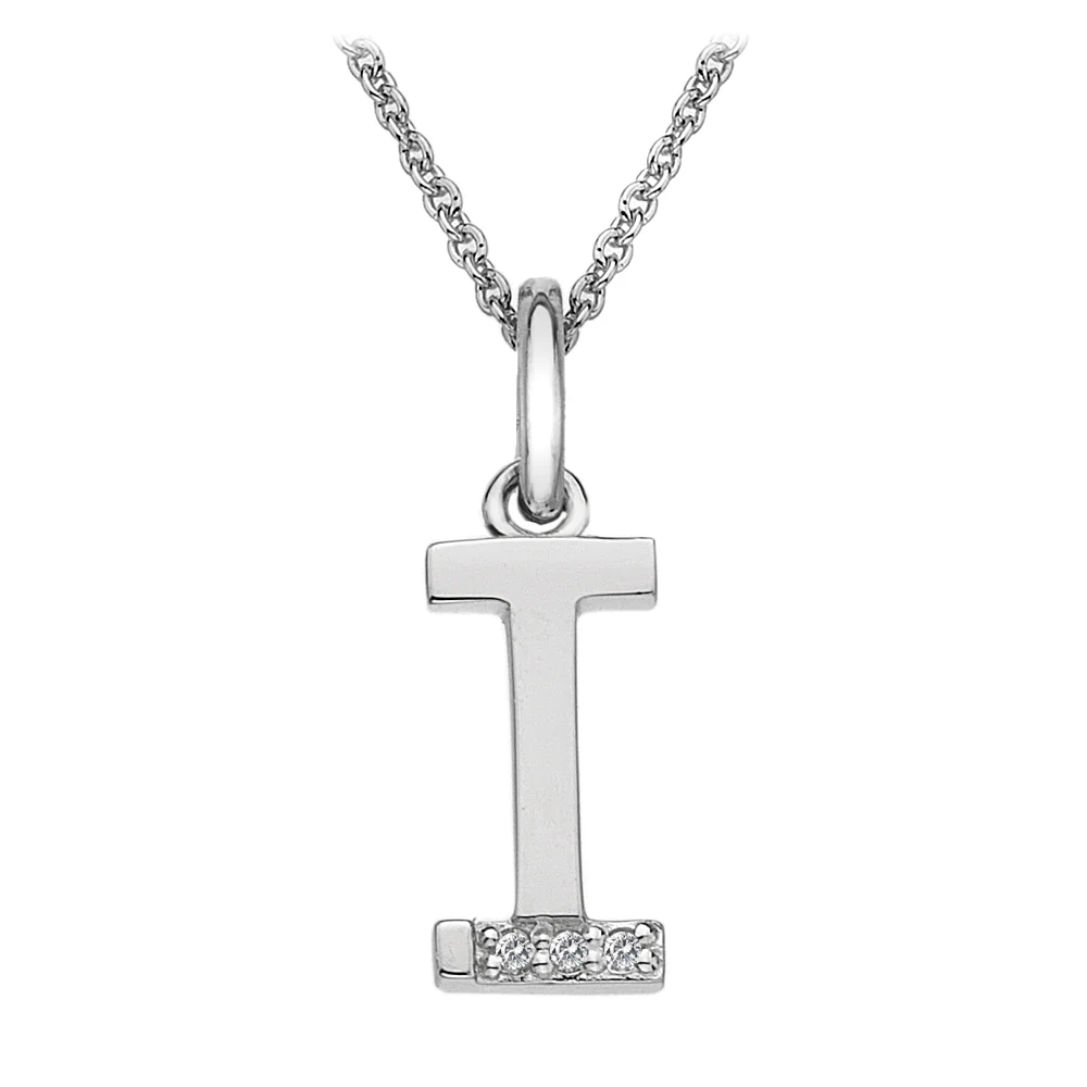 Hot Diamonds Initial Letter Pendants | Sterling Silver - Image 17