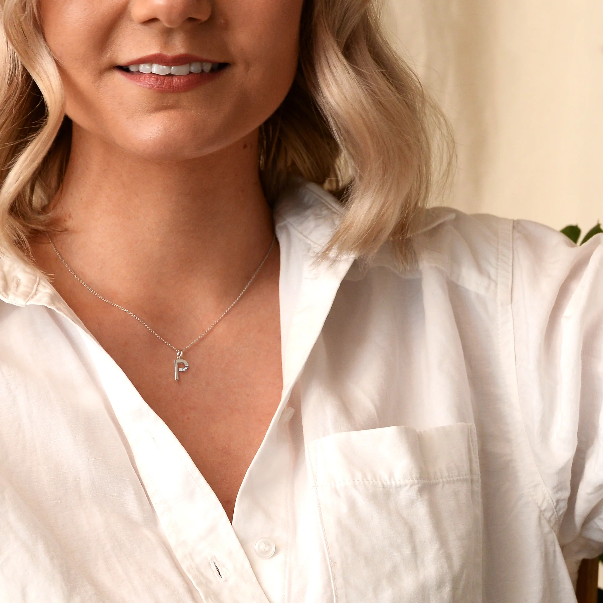Hot Diamonds Initial Letter Pendants | Sterling Silver - Image 32