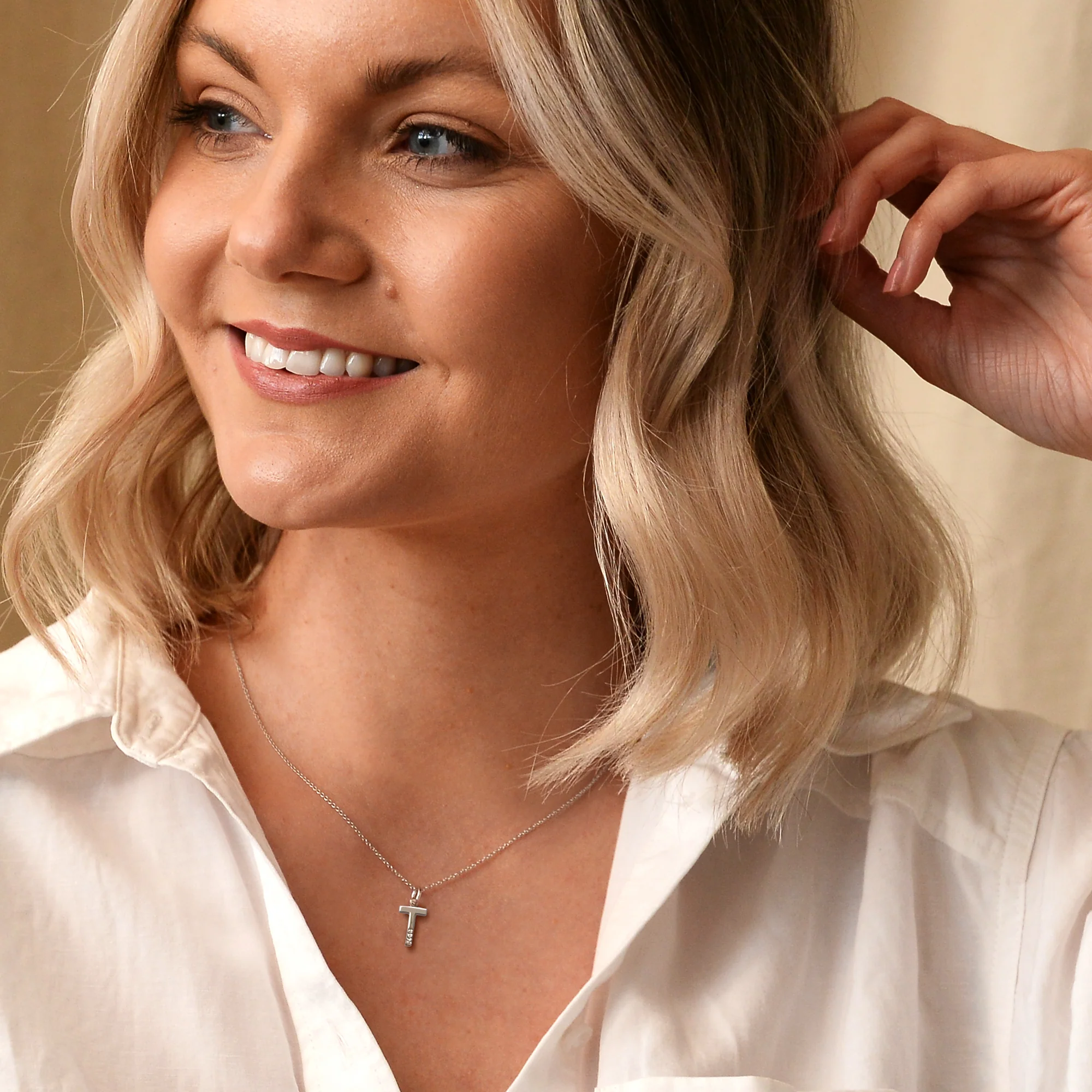 Hot Diamonds Initial Letter Pendants | Sterling Silver - Image 40