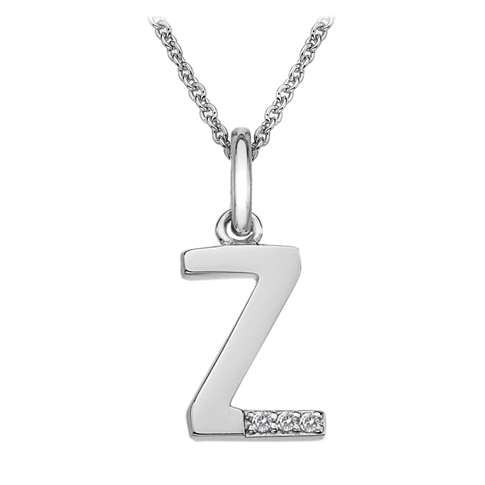Hot Diamonds Initial Letter Pendants | Sterling Silver - Image 51