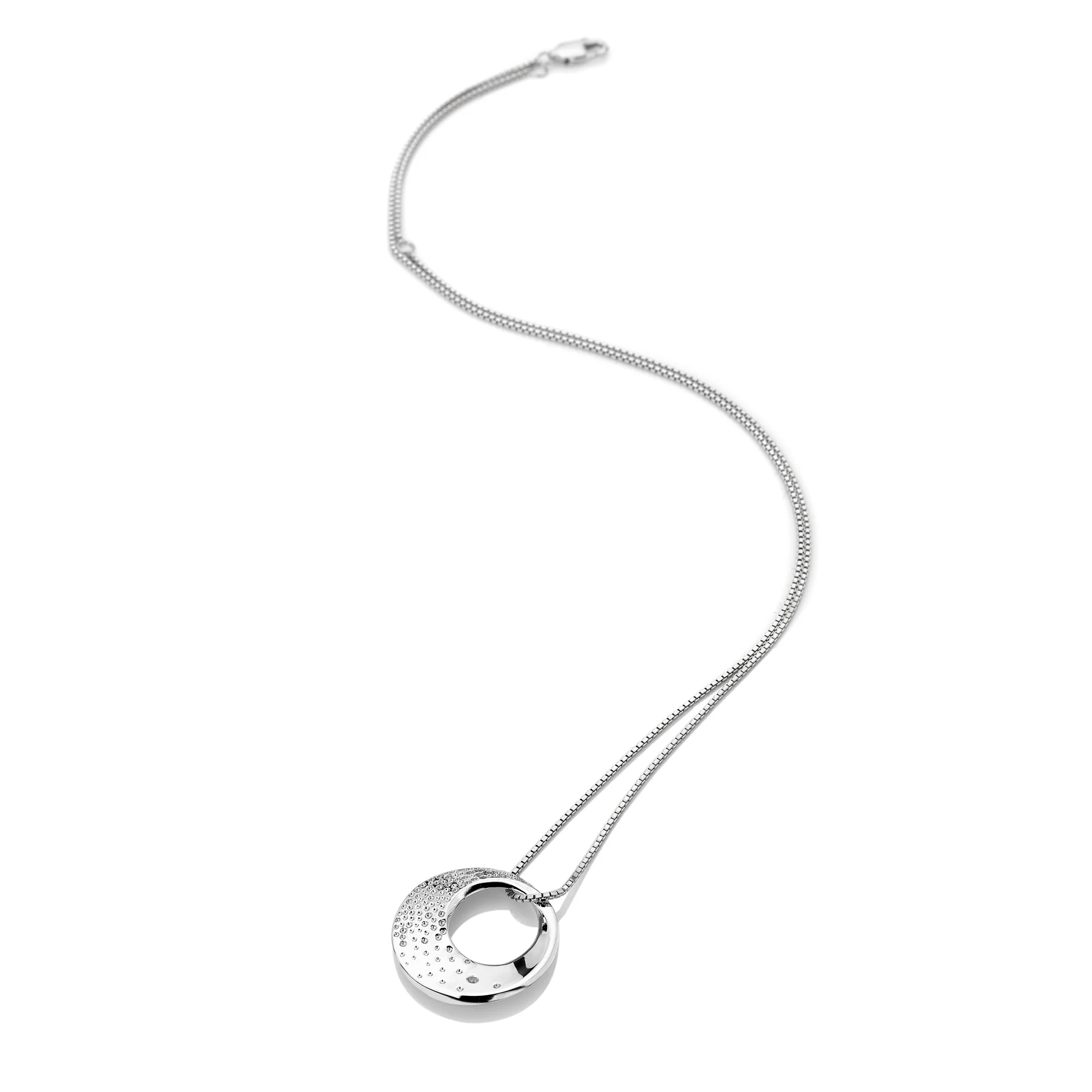Hot Diamonds Quest Circle Pendant | Sterling Silver - Image 2