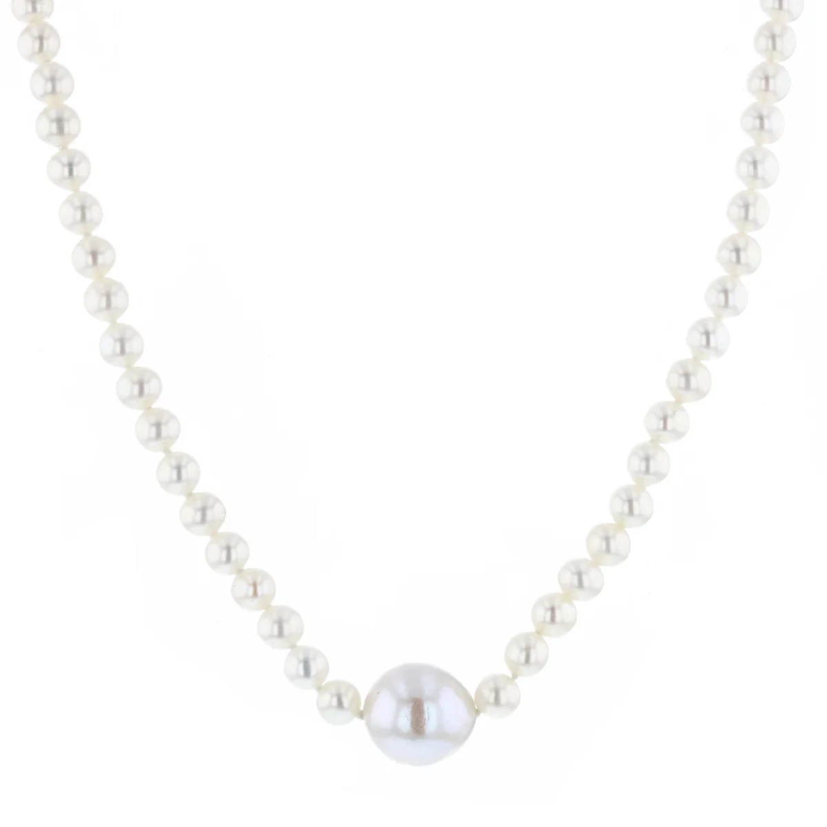 Mizuki Sea of Beauty Collection Freshwater Pearl Necklace | 14K Yellow Gold - Image 2