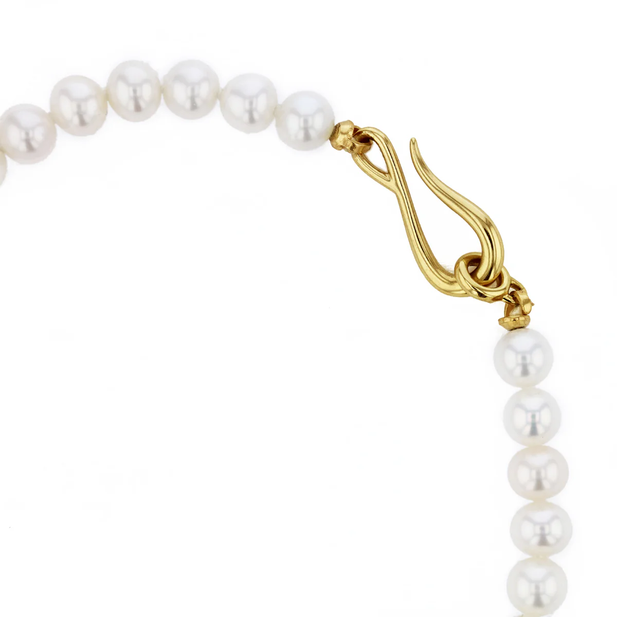 Mizuki Sea of Beauty Collection Freshwater Pearl Necklace | 14K Yellow Gold - Image 4