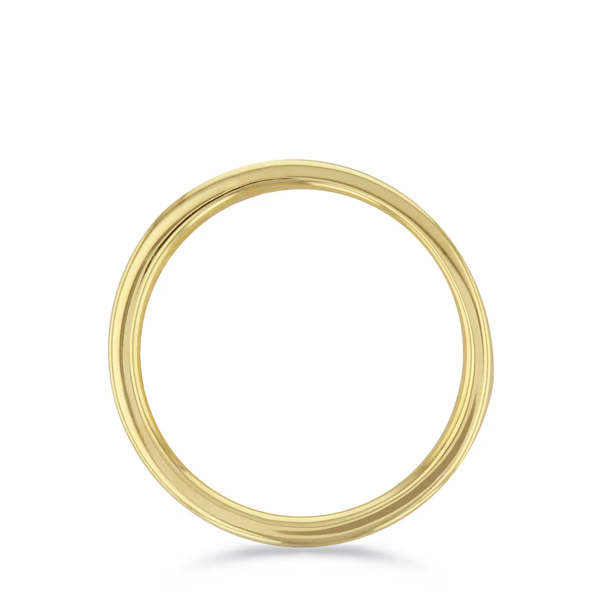 Everyday Diamonds Collection 2mm Baguette Cut Diamond Half Eternity Ring | 18K Yellow Gold - Image 4