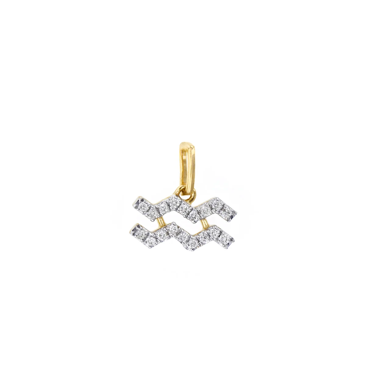 Personalised Diamond Zodiac Charm | 9K Yellow Gold - Image 11