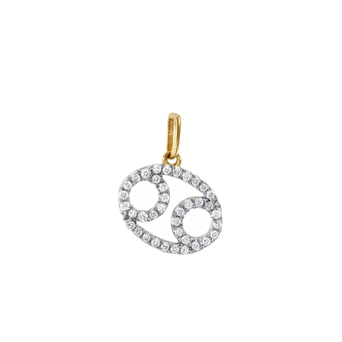 Personalised Diamond Zodiac Charm | 9K Yellow Gold - Image 4