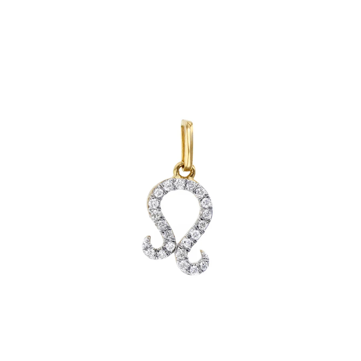 Personalised Diamond Zodiac Charm | 9K Yellow Gold - Image 5