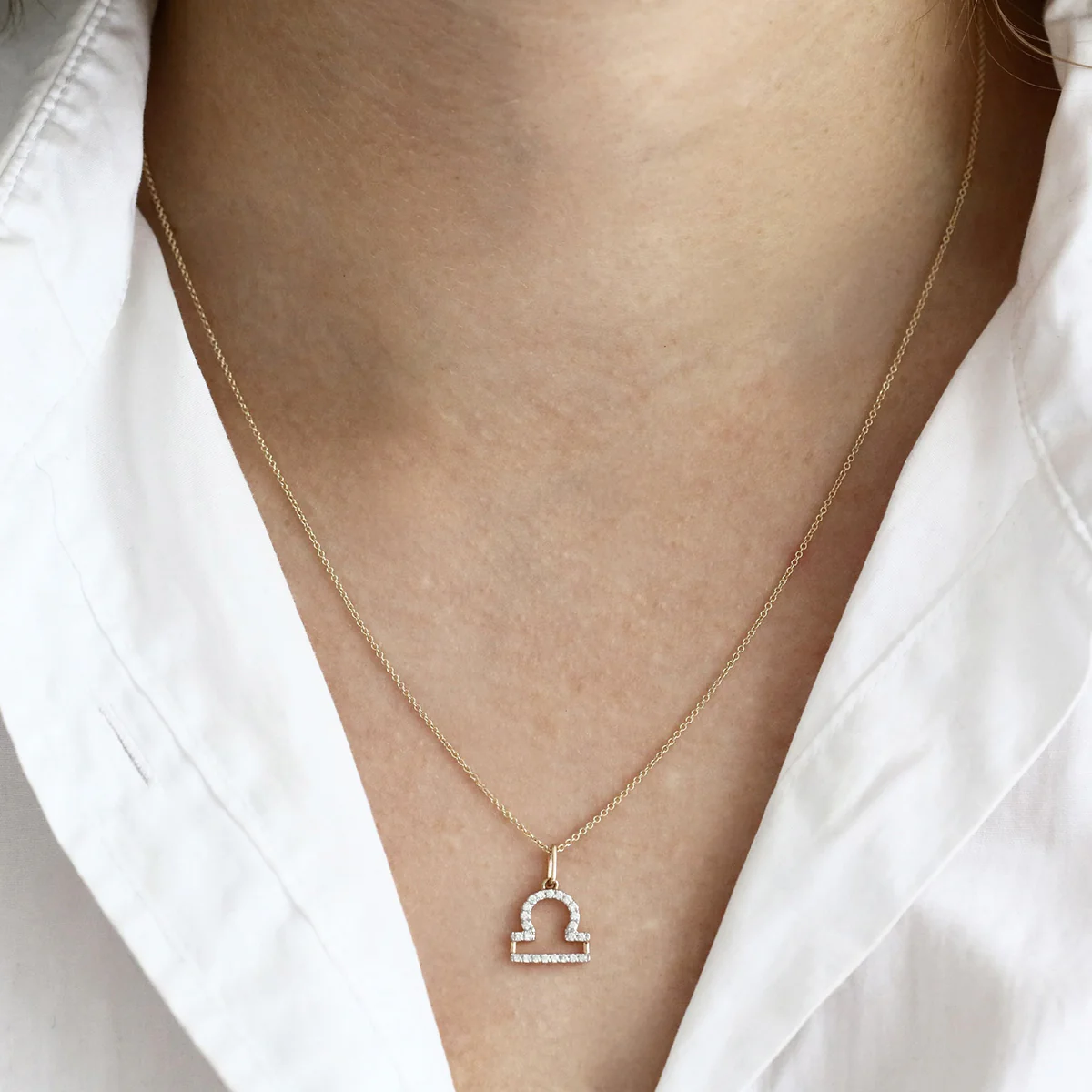 Personalised Diamond Zodiac Pendant | 9K Yellow Gold - Image 14
