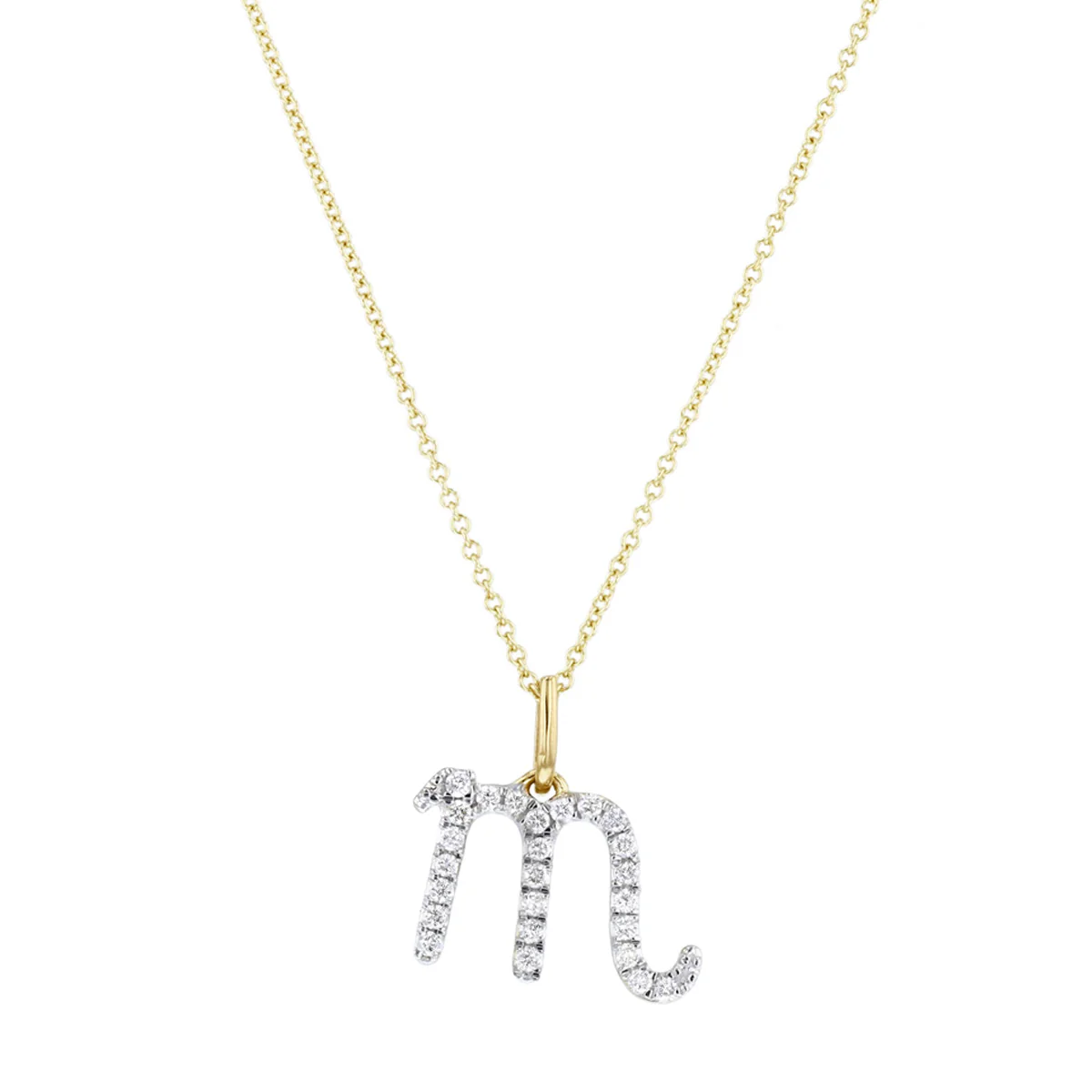 Personalised Diamond Zodiac Pendant | 9K Yellow Gold - Image 15